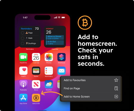 Add to homescreen